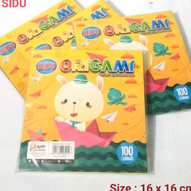 

Sekarang Populer Kertas Lipat Origami Sidu 16x16 cm Isi 1 Lembar