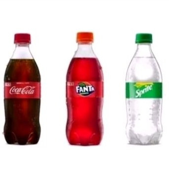 

Coca cola Fanta Sprite 250ml perBotol