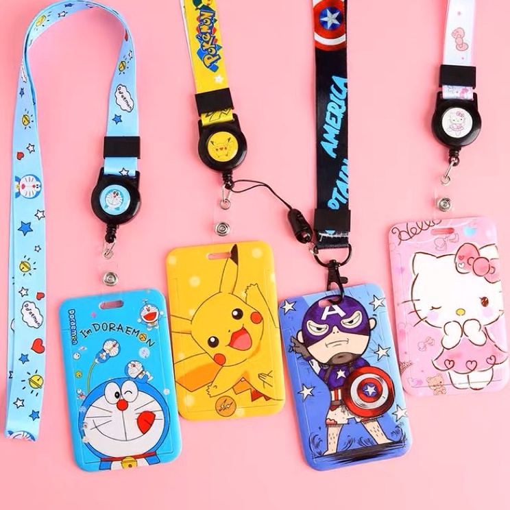 

Super Style Name Tag ID Card Holder Gantungan Kartu Tali Panjang ID Card Lanyard Gantungan ID Card 1 slot