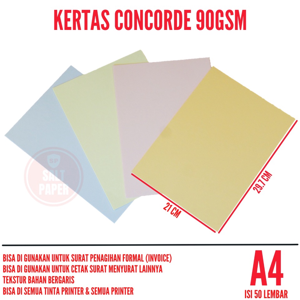 

Obral Laris Kertas Concorde A4 9gr 5 lembar Kertas Concorde 9 gr A4 Kertas 9 gr Concorde A4