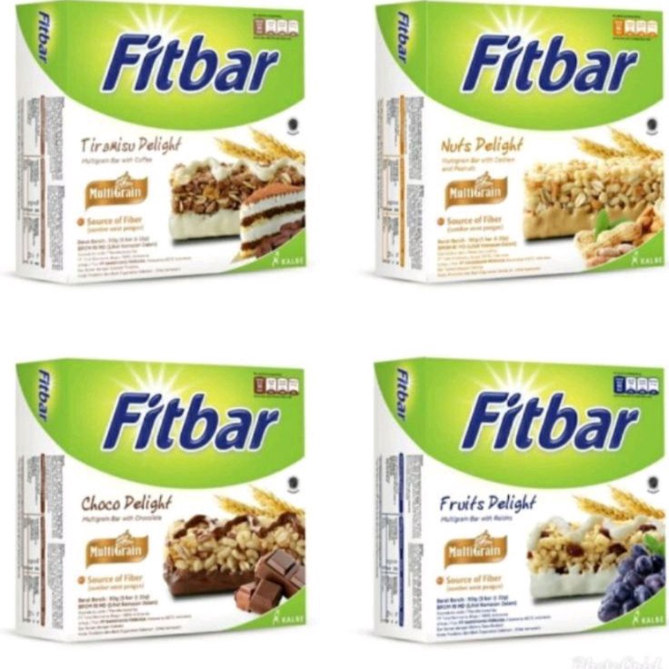 

Hot Item fitbar 2 gr X 5 pcs per box chocolatefruittiramisu