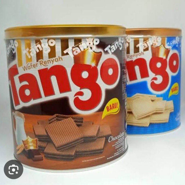 

Real produk Tanggo Wafer kaleng