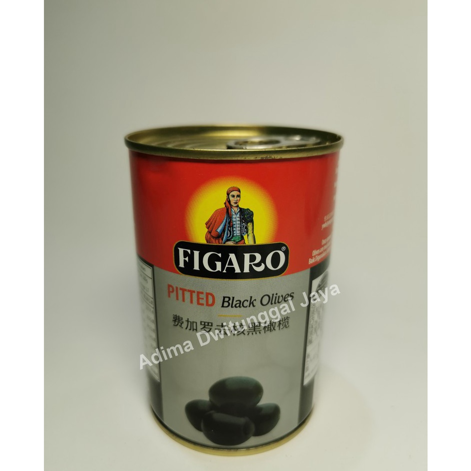 

Lariz Buah Zaitun Figaro Figaro Black Pitted Olive 425 gr Pickles