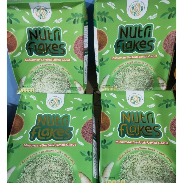 

Ready NUTRIFLAKES SERAL MINUMAN SERBUK UMBI GARUT