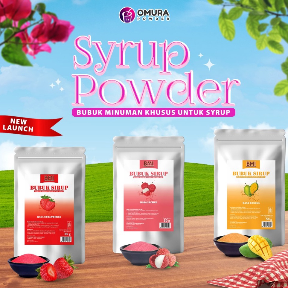 

Best Product SYRUP POWDER SERIES Bubuk Sirup Premium Powder Syrup Powder Aneka Rasa Serbuk Minuman Sirup Powder Drink 5 Gram