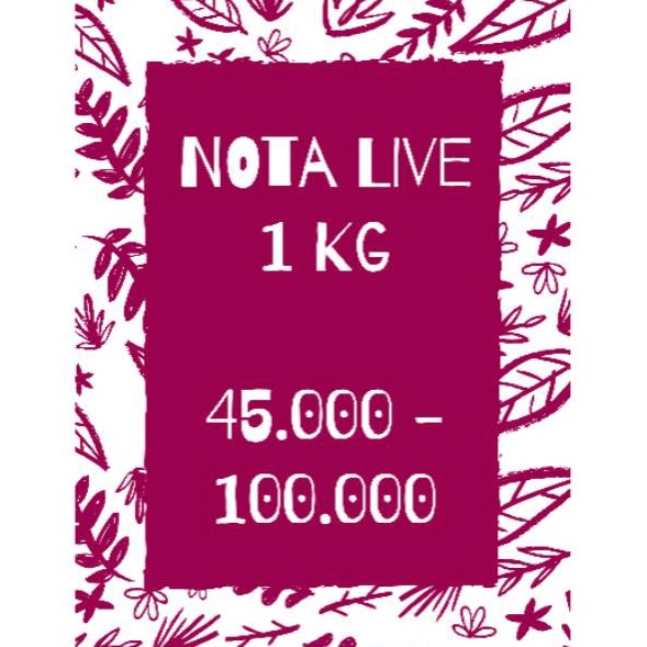 

Ready Hemat Nota live max 1 kg 45 12