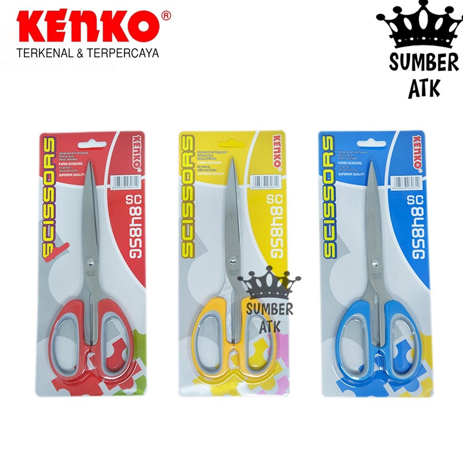 

Paling Kekinian KENKO Gunting SCISSOR SC848SG Soft Grip Large PEMOTONG KERTAS