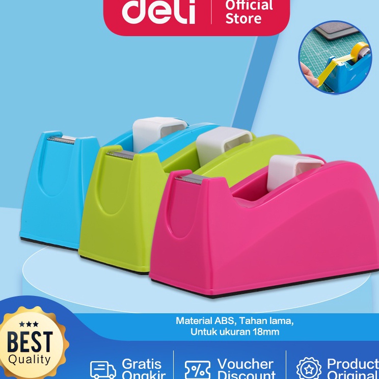 

Big Seller Deli Tape Dispenser mudah memotong nonslip mudah untuk penggunaan satu tangan E814A