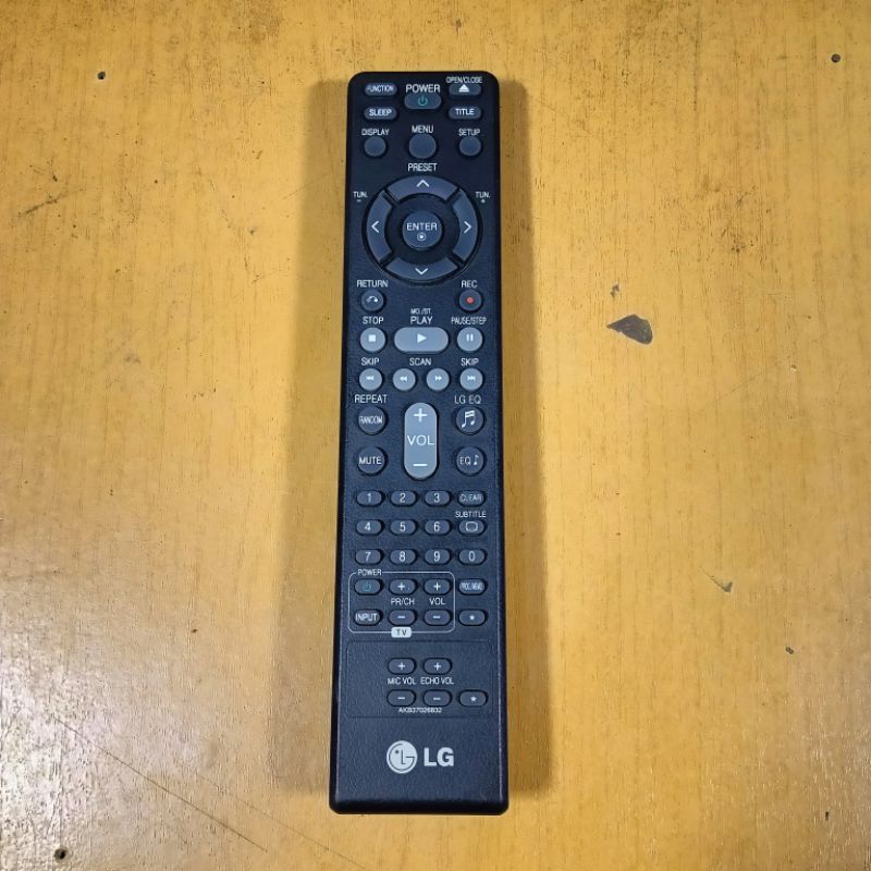 Remote home theater LG AKB37026832 bekas normal original