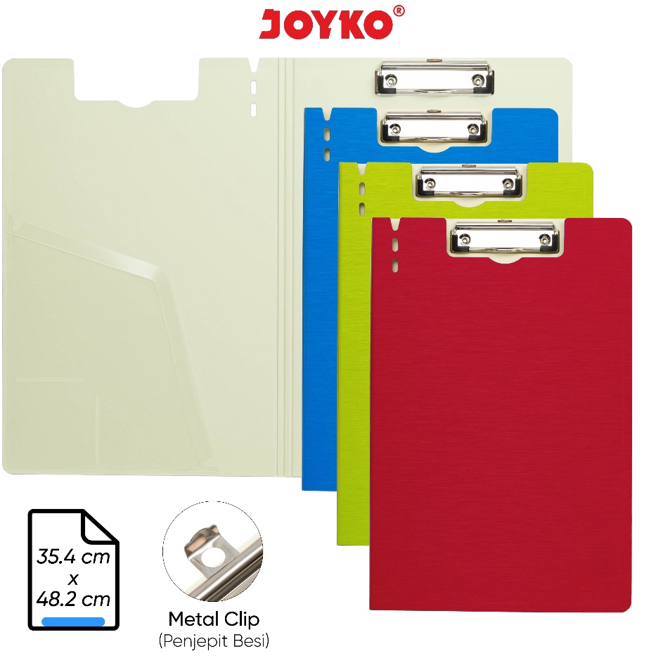 

Dijamin Original Clipboard Papan Jalan Alas Ujian Joyko CLB66