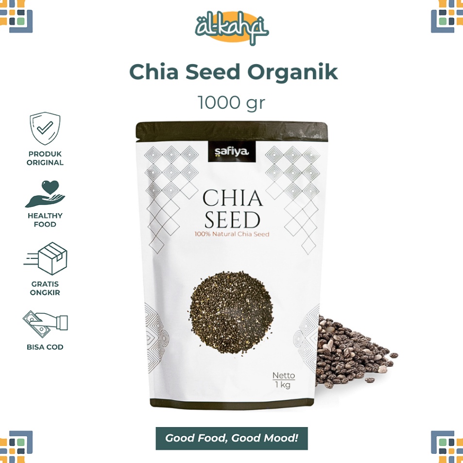 

Top Design Organic Chia Seed 1 Kg Organic Black Chia Biji Chia Original Premium