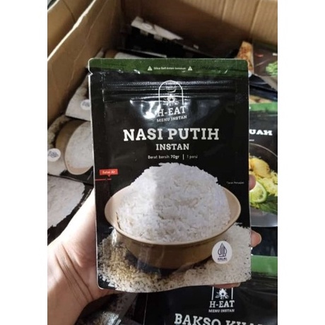 

77 HEAT NASI PUTIH INSTAN MAKANAN INSTAN MENDAKI GUNUNG TRAVELING CAMPING