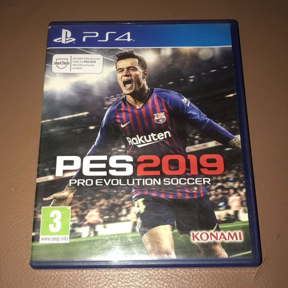 [PS4] PES 2019 PES19 PES2019 Pro Evolution Soccer 2019 (Region 2 / English) 19 Bola BD Kaset PS 4 CD