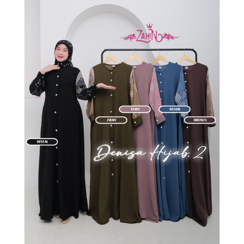 GAMIS PREMIUM WANITA DEWASA MUSLIMAH/DENISA HIJAB by ZAHIN
