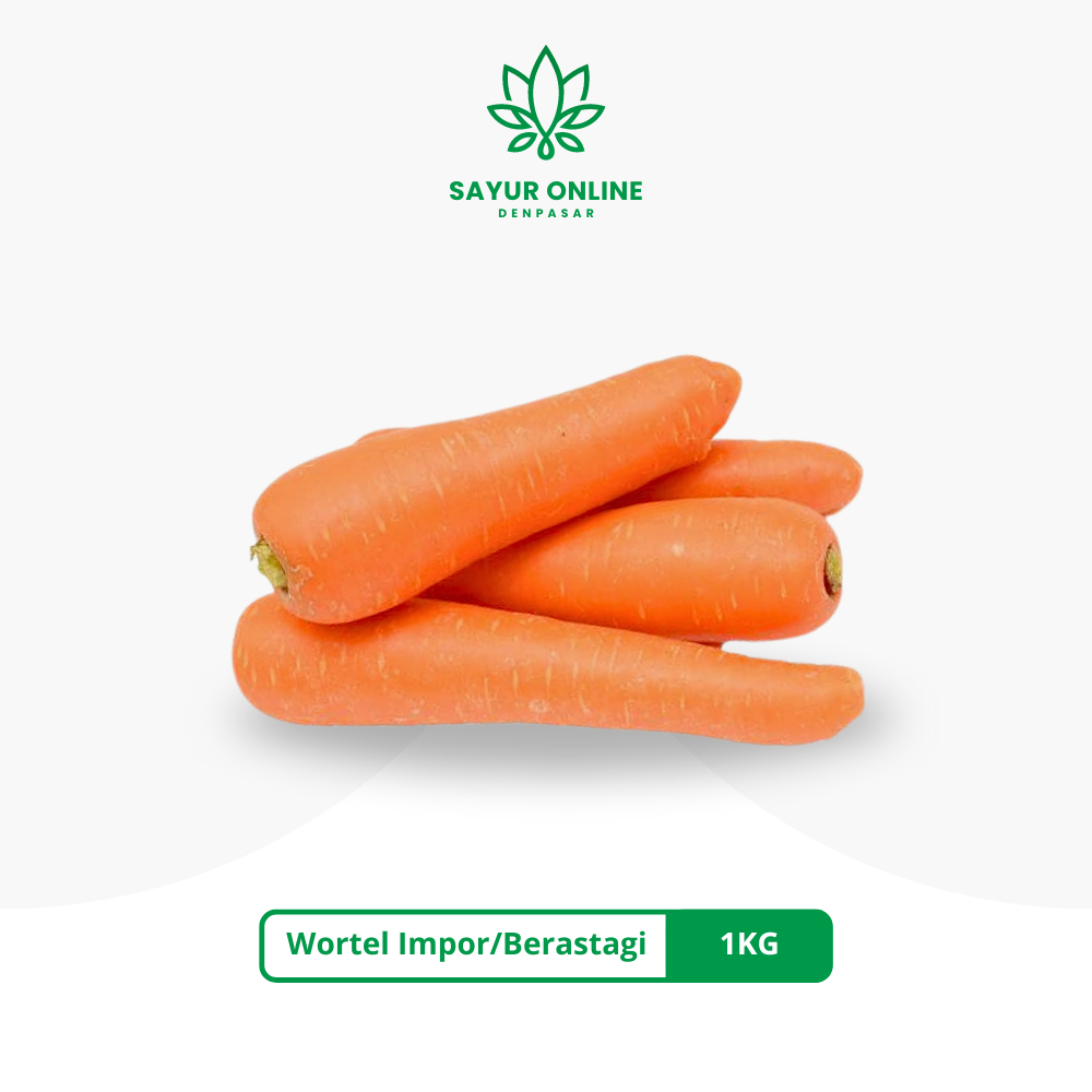 Wortel Impor/Berastagi 1KG - Sayur Online Denpasar