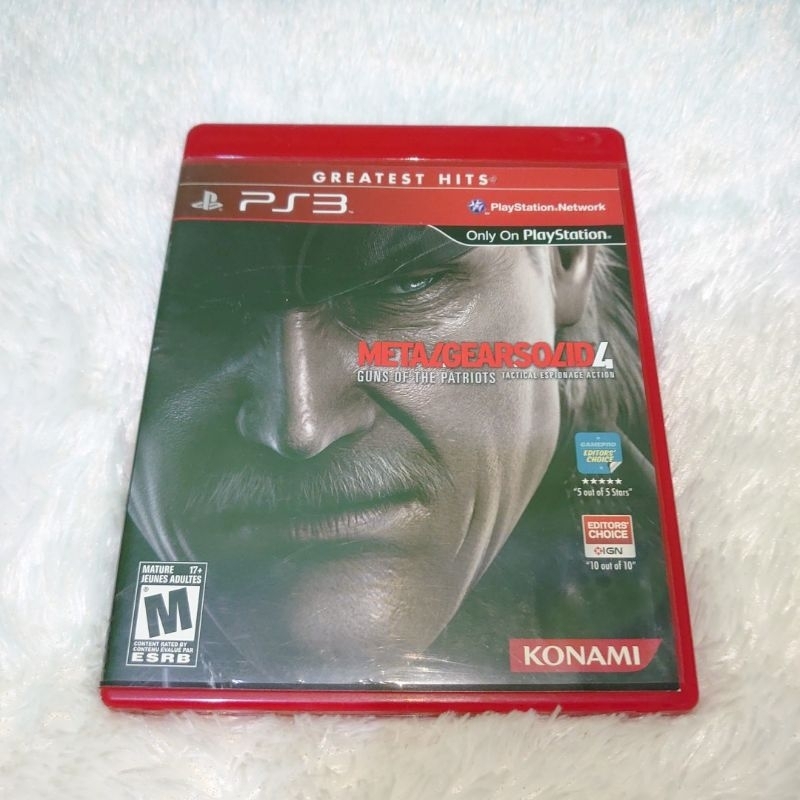 BD METAL GEAR SOLID 4 SNAKE EATER PS3
