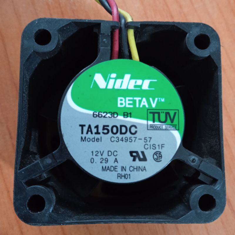 KIPAS NIDEC 12VDC 0.29A 4x4 cm Tebal 2.8cm