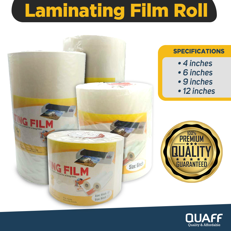 

Laminating Film Roll 9 inci / 12 inci x 100Meter || 125 Mikron