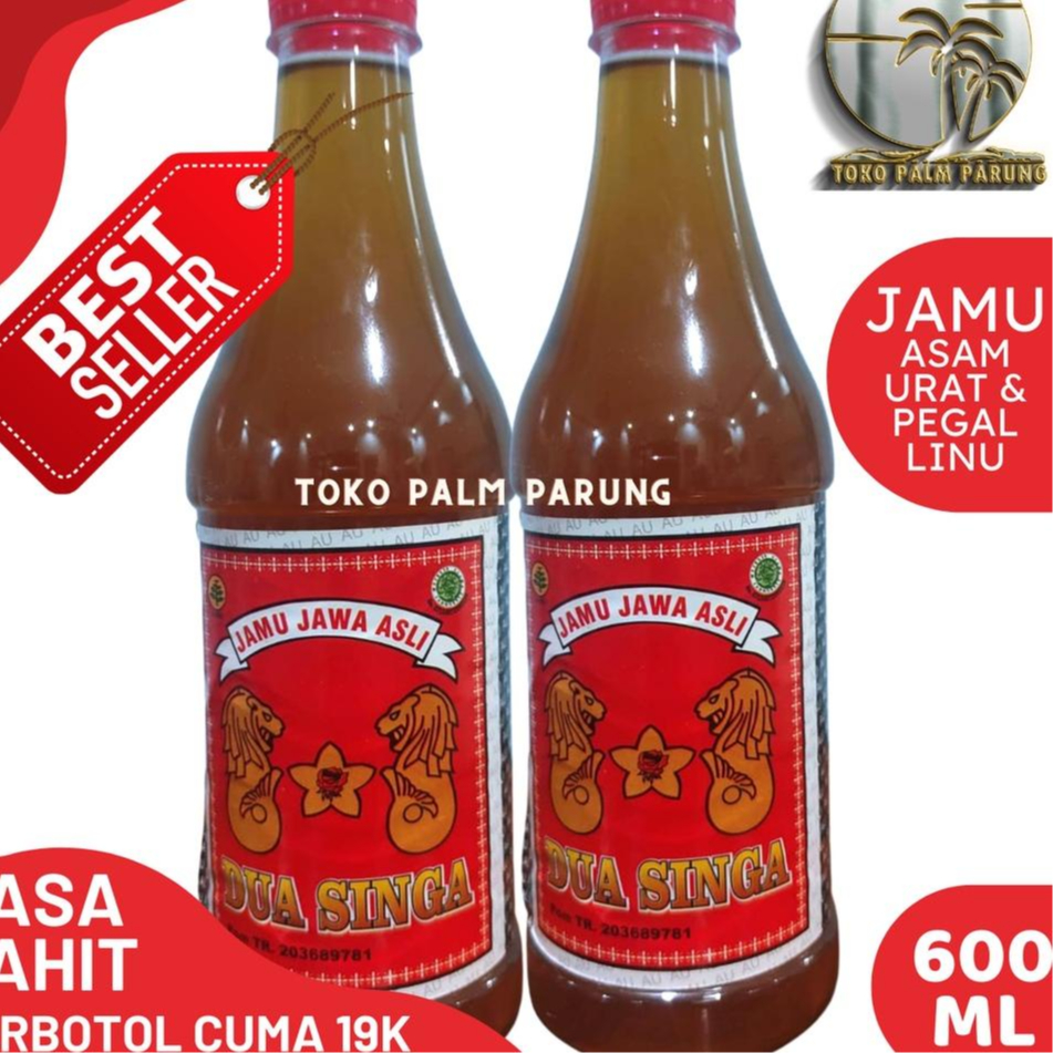 

TERBARU Jamu Dua Singa Rasa Pahit Minuman Kesehatan Obat Asam Urat Pegal Linu Nyeri Sendi Lutut Pegel Linu Rematik Encok Legakan Sesak Nafas 600ml