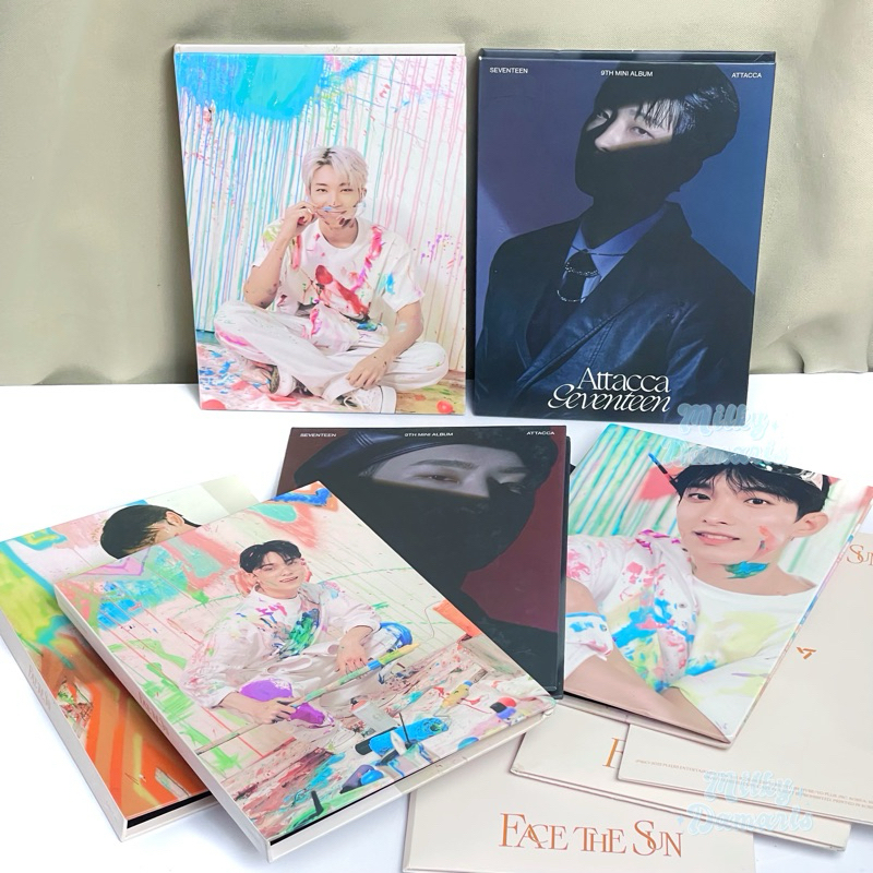(Ready Stock) Binder Carat Version Official Album Attaca Face The Sun FML Heaven • Album Only carver