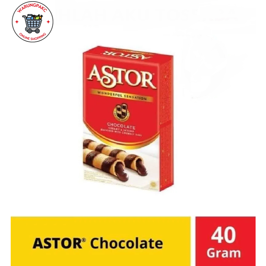 

ASTOR 40GR/Astor Wafer Stick Chocolate 40G Exp Juli 2025