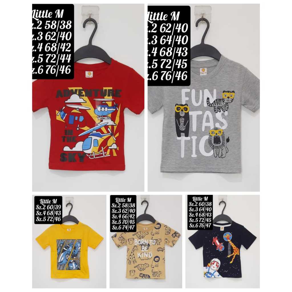 Baju Matahari Lttle M  Kaos anak laki-laki cowok / boy original branded matahari