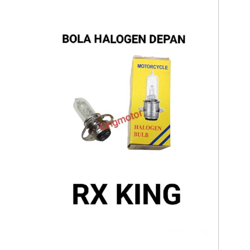 BOLA HALOGEN BOHLAM DEPAN RXKING RX KING KUALITAS SUPER