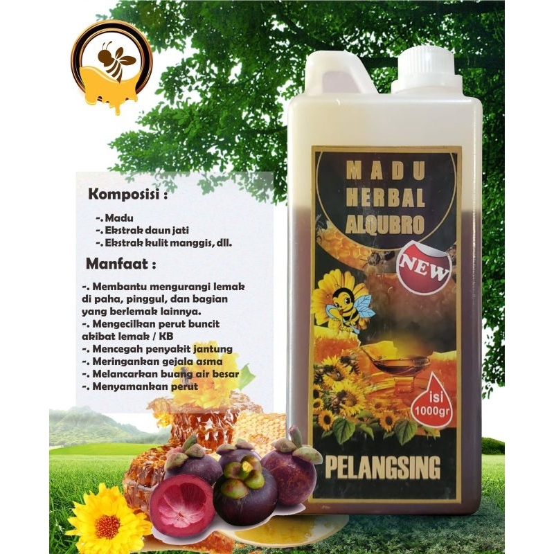 

madu Alqubro pelangsing 1kg ori