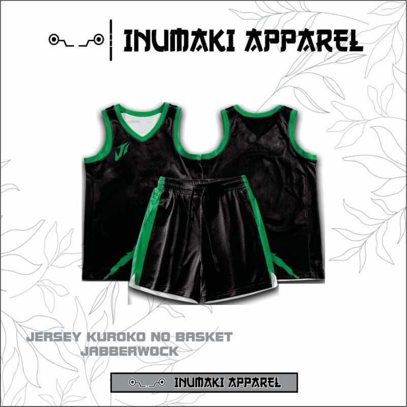 Jersey Anime Kuroko No Basket - JABBERWOCK Free Custom Nama dan Nomor Punggung