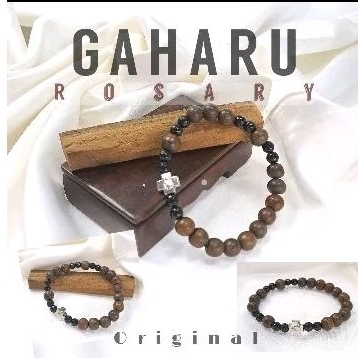 Gelang rosario kayu gaharu kode 001