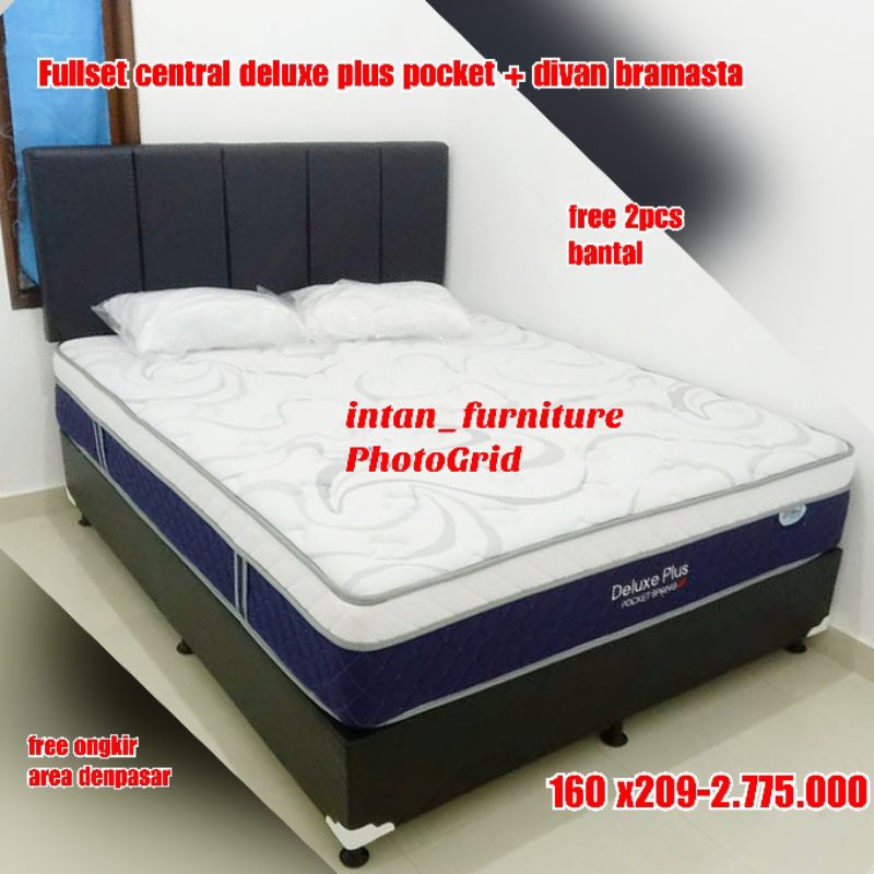 Springbed Central Deluxe plustop pocket
