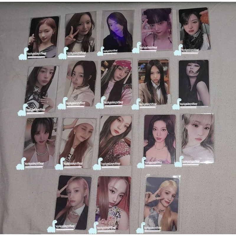 [READY STOCK] Photocard Official PC Girlgroup AESPA LE SSERAFIM Ningning Kazuha Eunchae Sakura Tradi