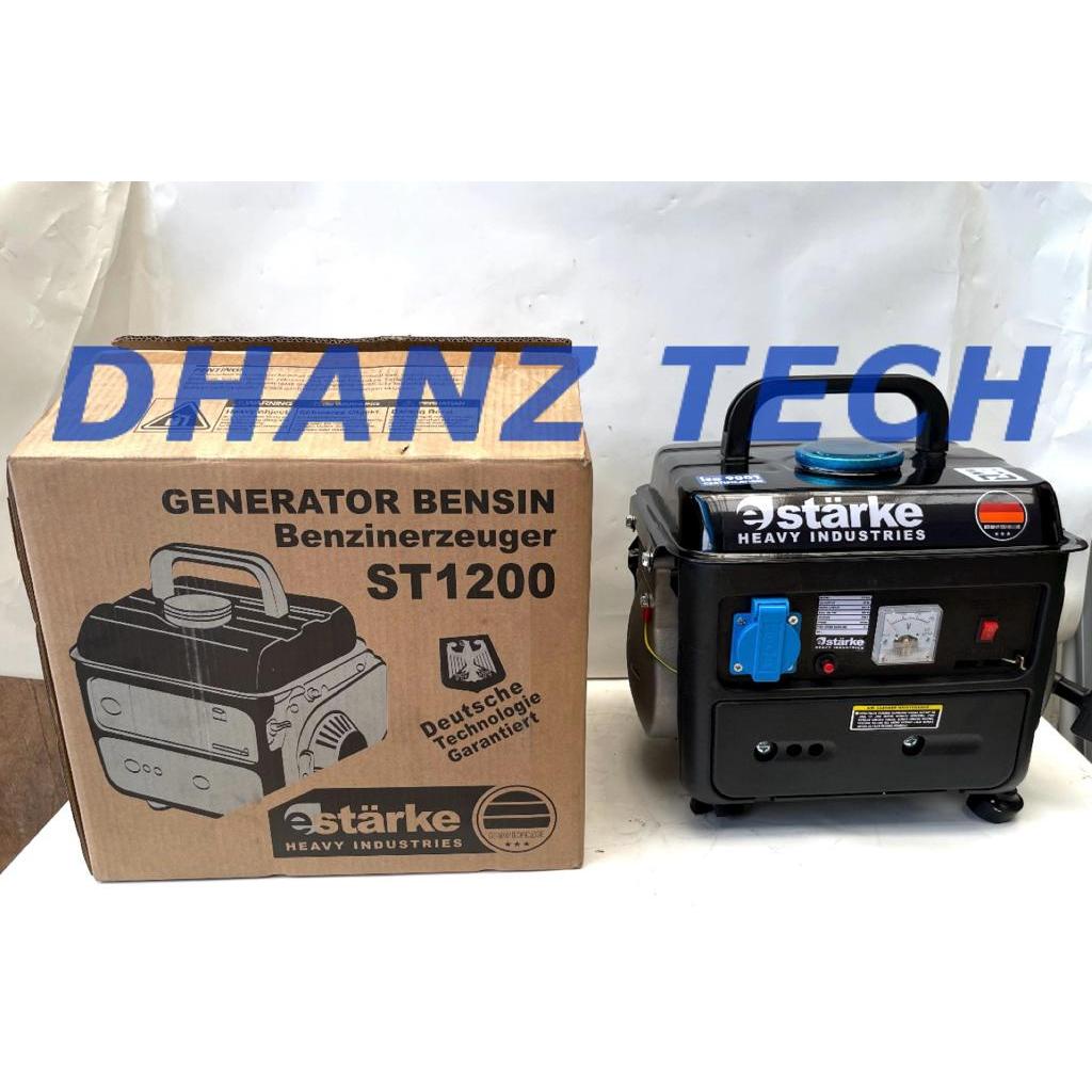 GENSET LISTRIK 750 W BENSIN CAMPUR / GENERATOR MINI 750 WATT / GENSET PORTABLE MINI 2 TAK - STARKE