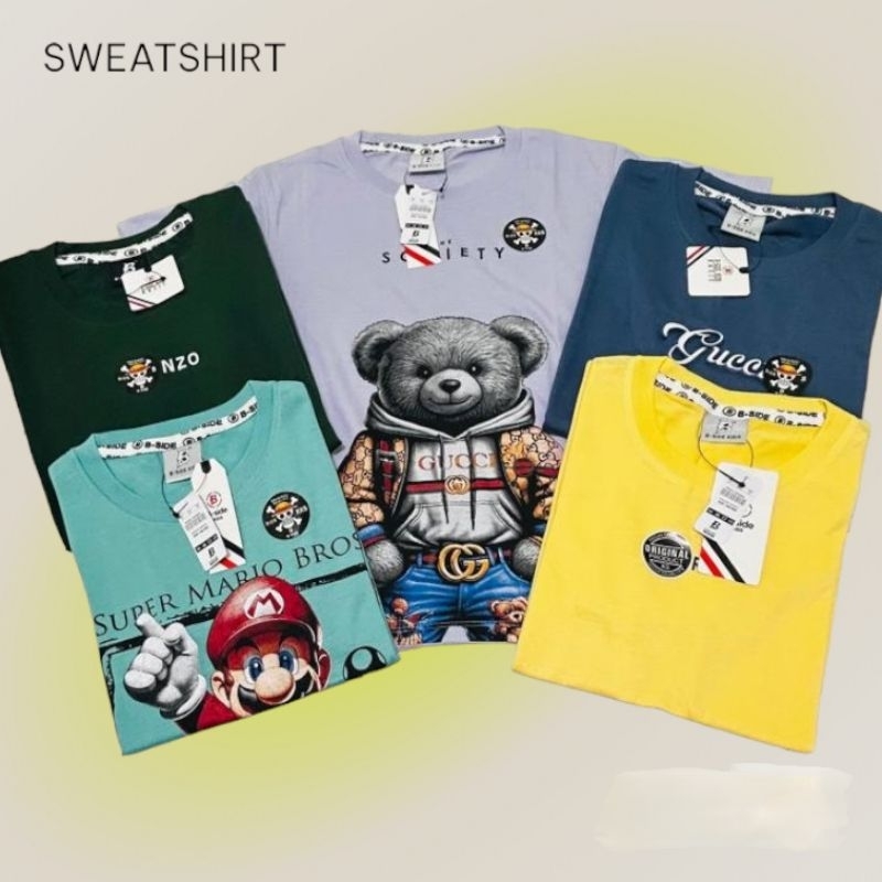 Baju Kaos Anak 4 - 12 tahun 5pcs 100 Ribu // Kaos Distro Anak Laki - Laki