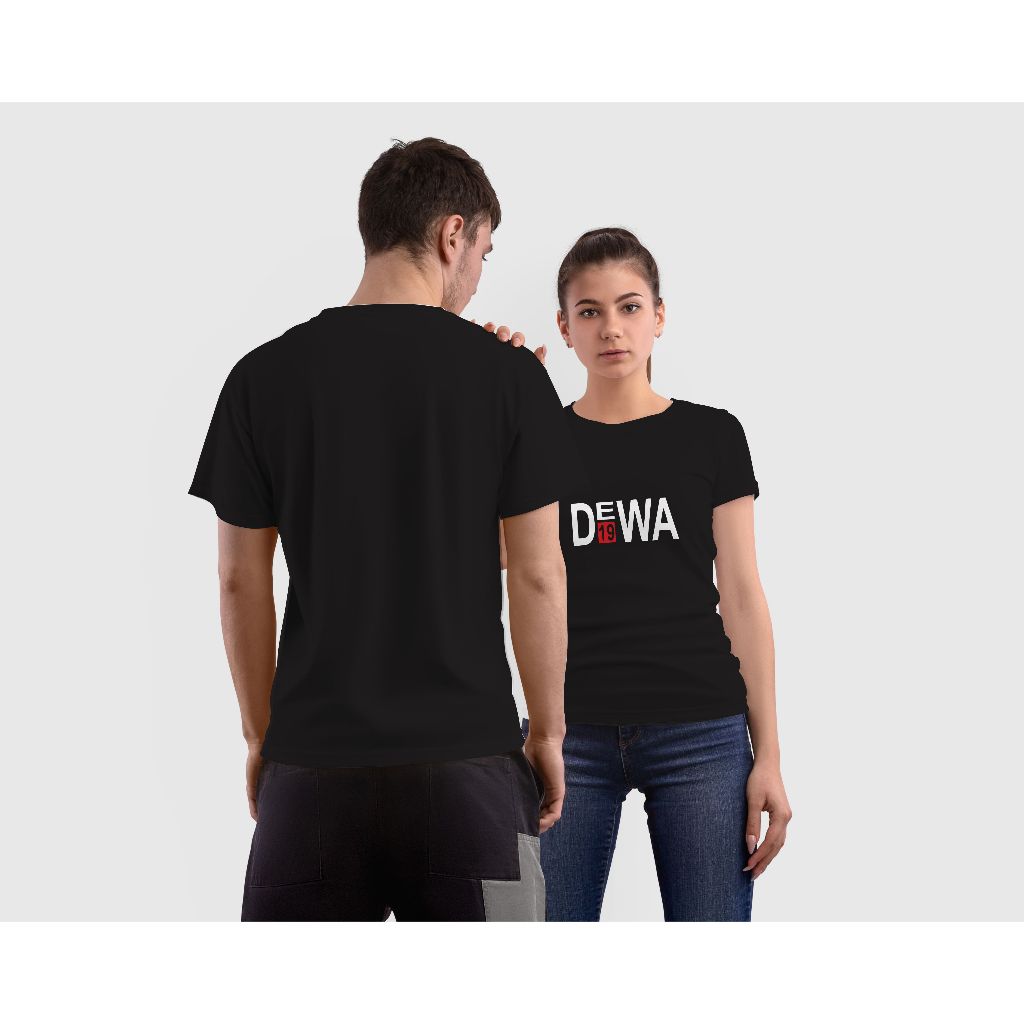 Kaos Pria/Wanita "Dewa 19" Planet Shirt Indonesia Official Merchandise YourRockForiaXDewa19,DTF, Cot
