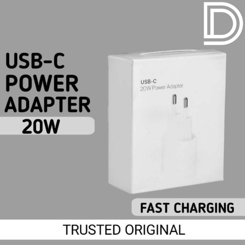 USB-C Power Adapter To Type-C 20 Watt - Fast Charging - Type-C - Adapter - Adapter ip - iphone - 11 