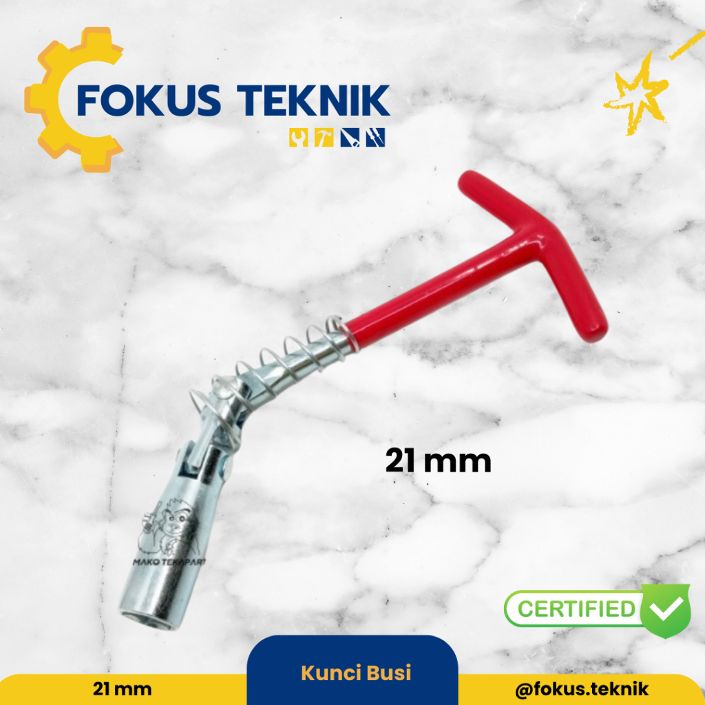 Kunci Busi 21 mm Fleksibel