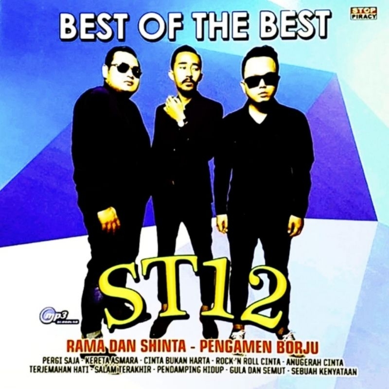 KASET CD MP3 KOLEKSI CAMPURAN POP BAND INDONESIA 2000AN-LAGU ST12-LAGU SETIA BAND-LAGU PADI-KASET MP
