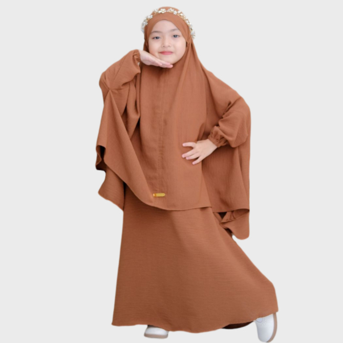 Salvina Kids Gamis Anak Perempuan Fatimah Set