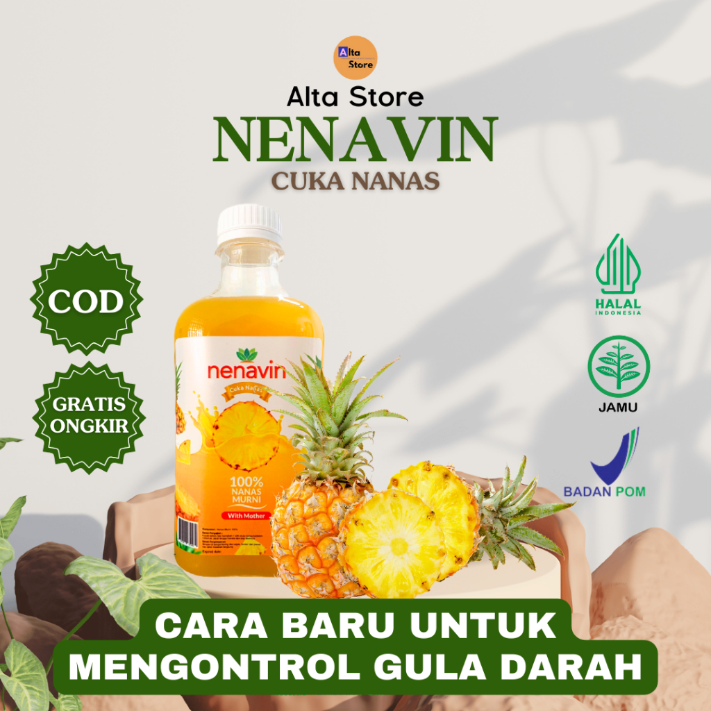 

Cuka Nanas Nenavin Menurunkan Gula Darah Diabetes Original Samarinda