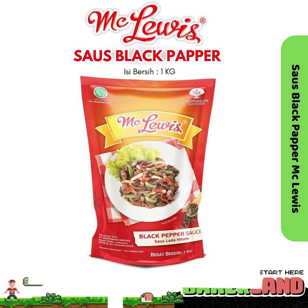 

Saus Black Papper Mc Lewis / Saus Lada Hitam / Saus Mc Lewis / Saus Black Papper