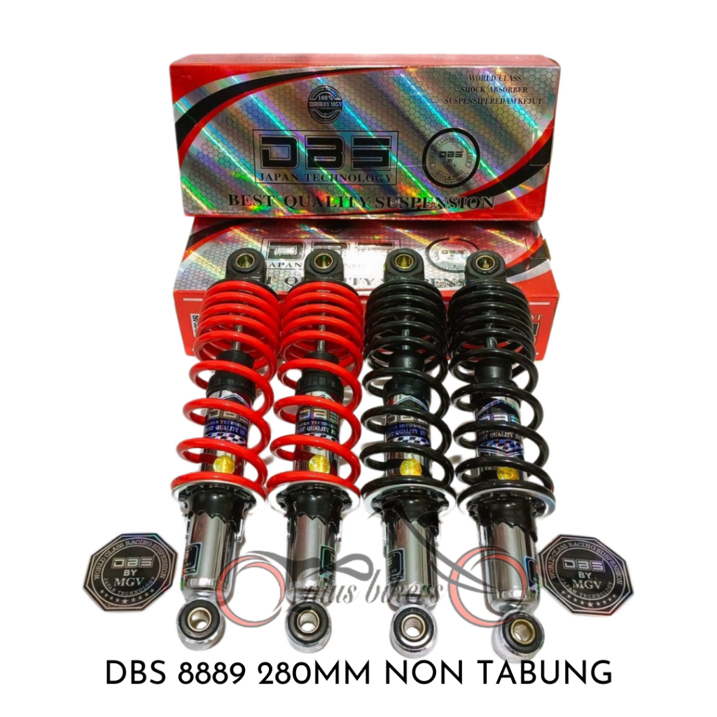 SHOCK BELAKANG DBS 8889 VNS SERIES TOP NON TABUNG ORIGINAL - SHOCK MOTOR BEBEK