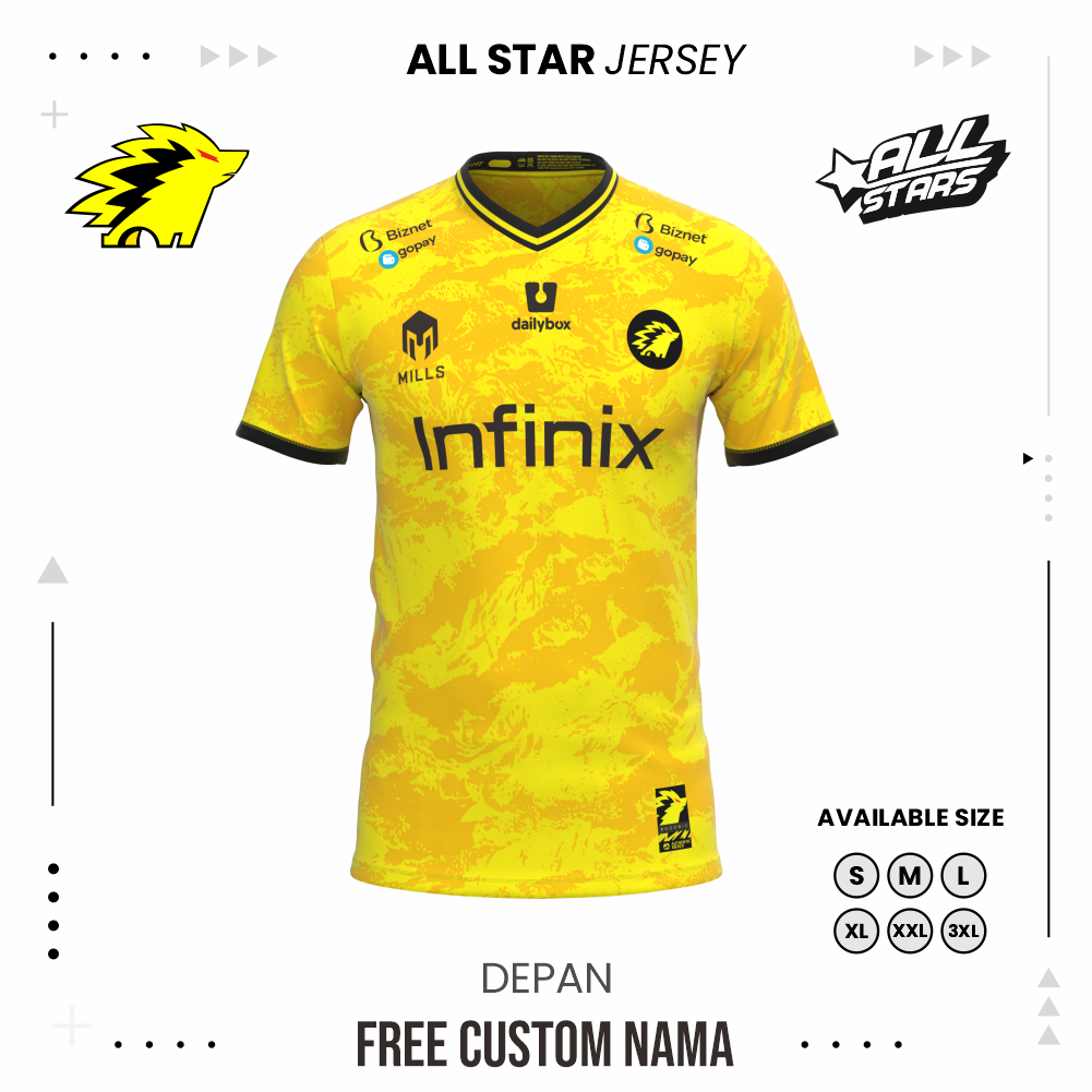 JERSEY ESPORT ONIC TERBARU 2024 | JERSEY ONIC | FREE CUSTOM NAMA | BAHAN DRI-FIT PREMIUM | ALLSTAR J