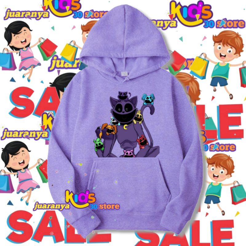 Hoodie anak - Poppy playtime slimming kids critters sweater slimming critters Poppy playtime kids sl