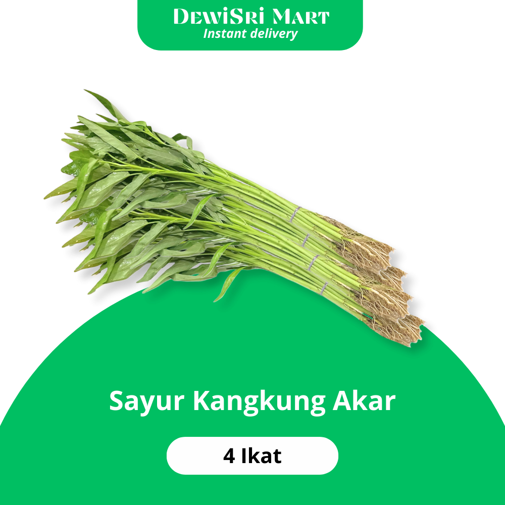 

Sayur Kangkung Akar 4 Ikat - Dewi Sri Mart