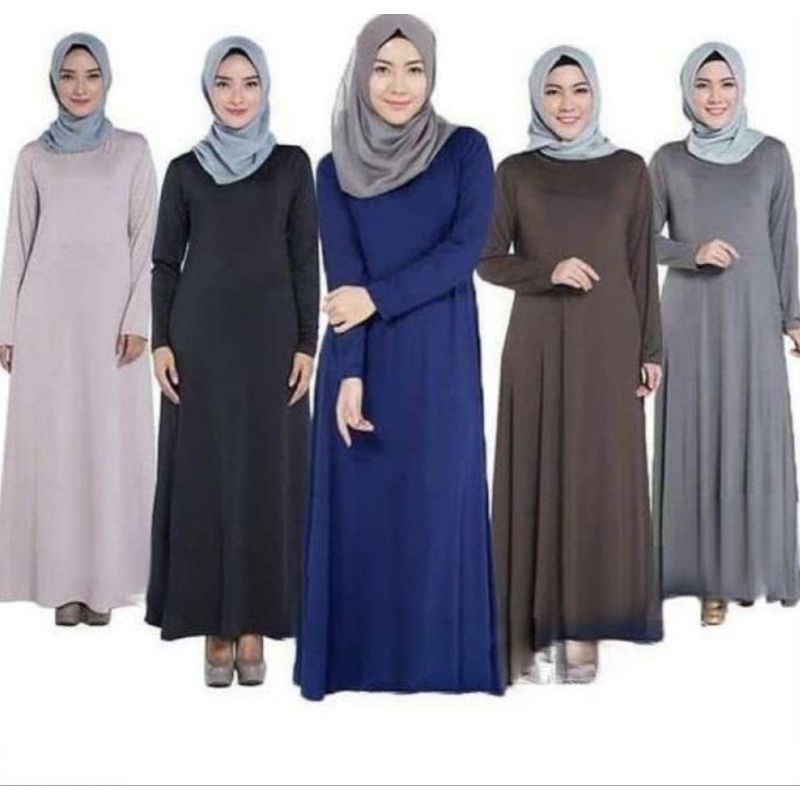 MANSET GAMIS LENGAN PANJANG | INNER DRESS LENGAN PANJANG | INNER GAMIS MANSET SPANDEX