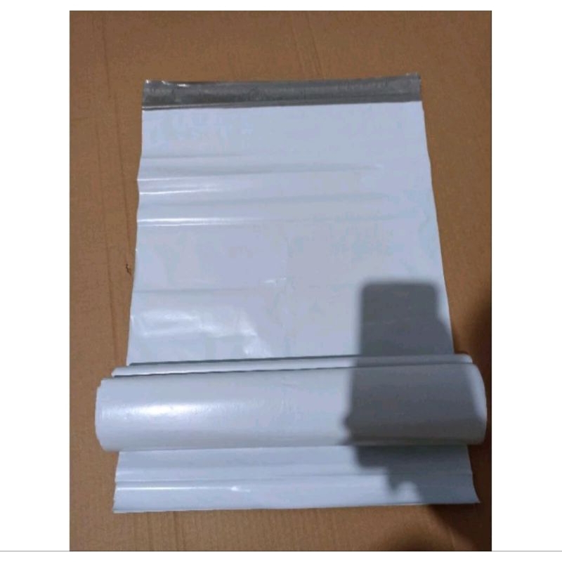 plastik packing polymailer 35x50 dan 35x45 silver/hitam