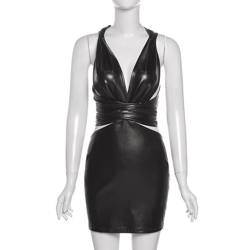 Lingerie Sexy - Sexy Clubwear Bahan Kulit Latex Cantik - SLB - 541