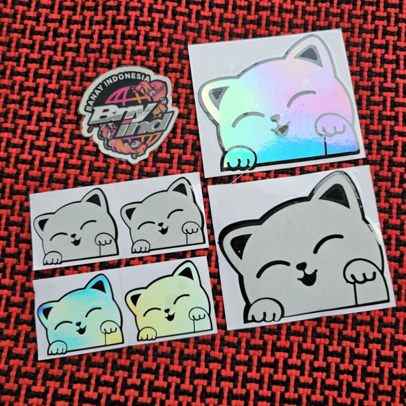 

Sticker Stiker Kucing Cute Lucu Cutting