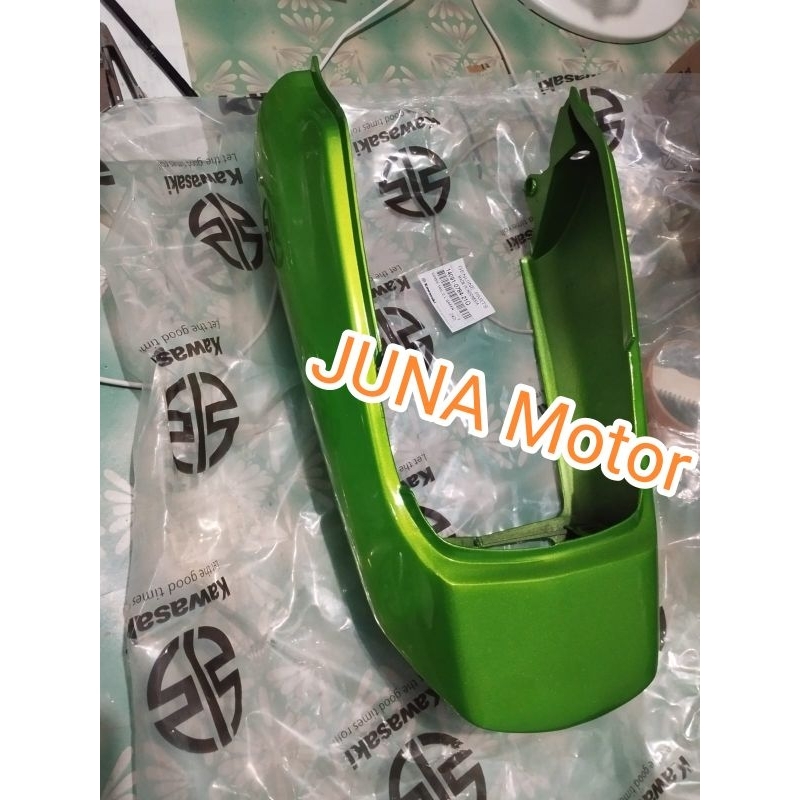 cover body belakang ninja r ss hijau metalik original
